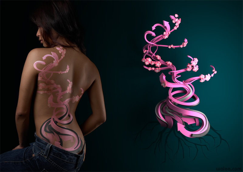 So here the 3rd image from the Element Tattoo Series.